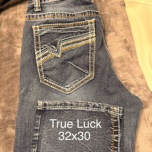 Men's True Luck Gray Jeans